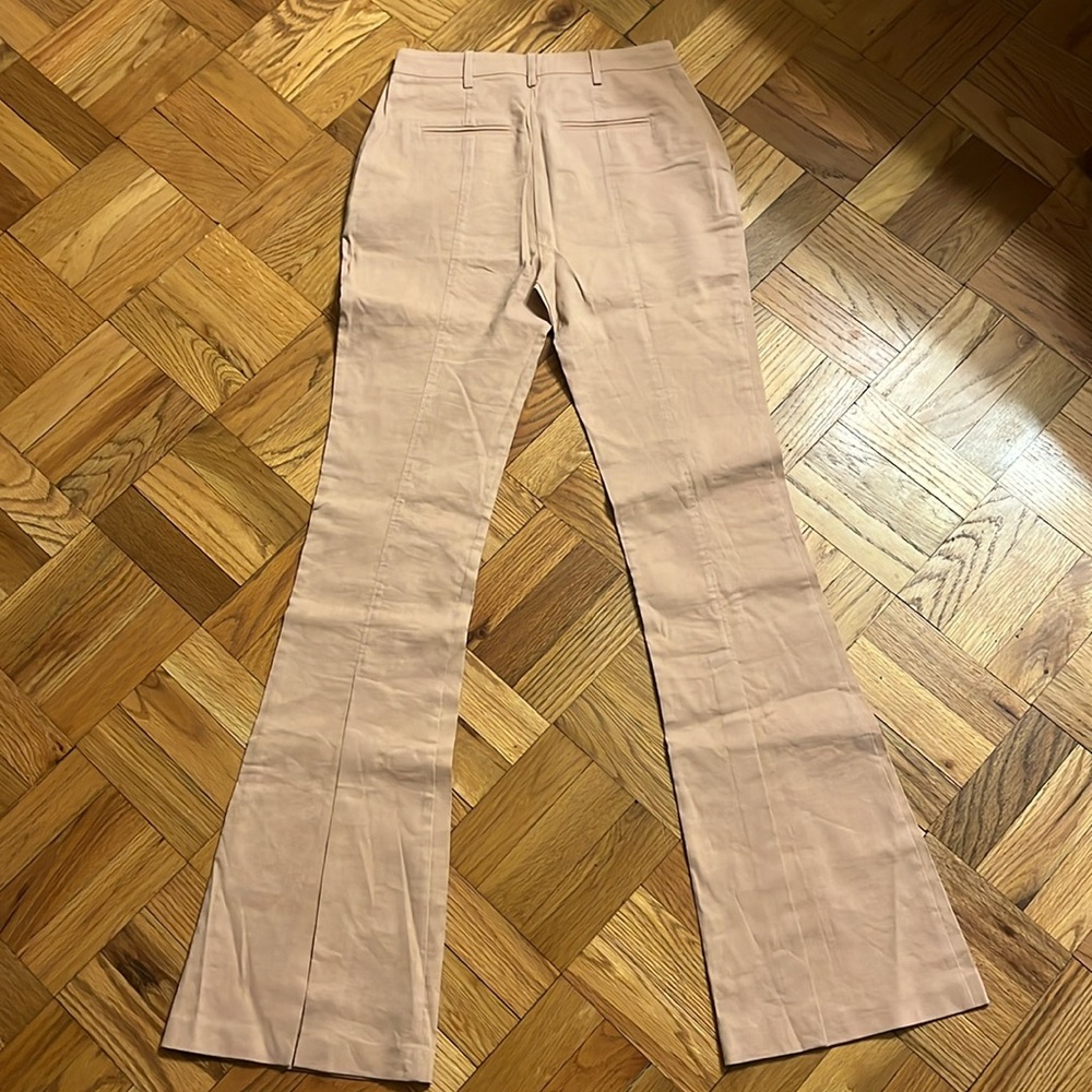 Pinko Linen Slit Cuff Flare Pants Size 6 NWOT - Picture 7 of 8
